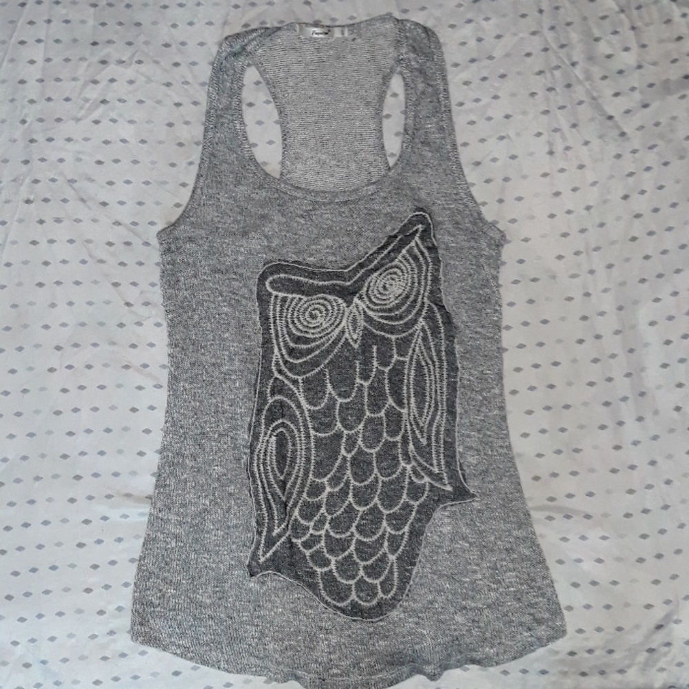 Cute owl tank top